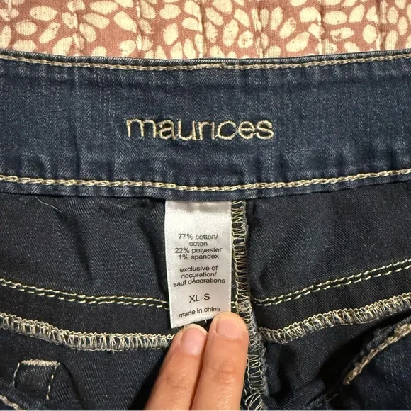 Maurices Dark Blue Skinny Legging Jeans - Picture 4 of 6